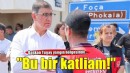 Başkan Tugay Foça'da yangın bölgesinde