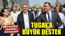 Başkan Tugay'a ilçe belediye başkanlarından büyük destek!