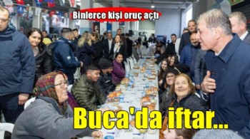 Başkan Tugay binlerce Bucalıyla ramazan sofrasında buluştu