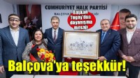 Başkan Tugay'dan Balçova'ya teşekkür