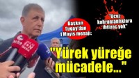 Başkan Tugay'dan Gündoğdu Meydanı'nda 1 Mayıs mesajı: Yanlış şeyler siyasetle değişebilir