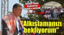 Başkan Tugay'dan Kaymakam Gözlet'e: Alkışlamanızı bekliyoruz