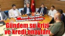 Başkan Tugay'dan Menemen'de kritik toplantı... 'Gündem su krizi ve kredi onayları!