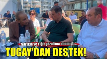 Başkan Tugay'dan Yetişkin ve Yiğit için destek ziyareti!