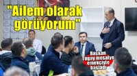 Başkan Tugay, mesaiye emekçi ile başladı