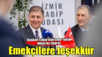 Başkan Tugay’dan sağlık emekçilerine teşekkür