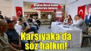 Başkan Ünsal, İnönü Mahallesi’nde vatandaşlarla buluştu