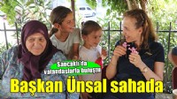 Başkan Ünsal’dan Sancaklı’da saha mesaisi