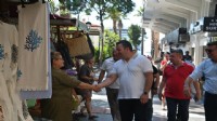 Başkan Vekili Demirtaş'tan Kent Merkezi'nde inceleme ve esnaf ziyareti