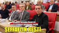 Başkan Yetişkin'den büyükşehir meclisinde şeffaflık resti