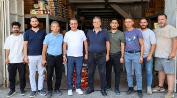 Başkan Yetişkin'den Gıda Çarşısı esnafına ziyaret