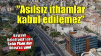 Bayraklı Belediyesi'nden Şehir Plancıları Odası'na yanıt...