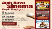 Bayraklı'da açık hava sinema günleri başlıyor