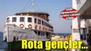 Bergama Vapuru rotasını gençler için çevirdi