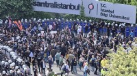 Bilgi Üniversitesi'ndeki protestolara biber gazlı müdahale: Kampüs boşaltıldı, yaralılar var