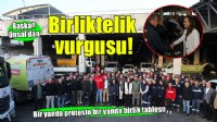 Bir grup işçi protesto etmişti, başkan Ünsal'dan açıklama geldi!