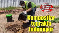 Bokaşi kompostları toprakla buluşuyor
