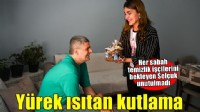 Bornova Belediyesi’nden özel bireye yürek ısıtan kutlama
