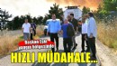 Bornova Yakaköy yangınına hızlı müdahale...