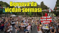 Bornova'da 3bin 500 kişilik aşure lokması paylaşıldı