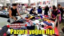 Bornova’da Kıyafet Pazarı büyük ilgi görüyor