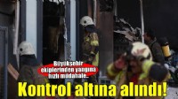 Bornova’da depo yangını dakikalar içinde kontrol altına alındı
