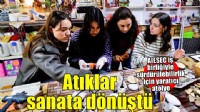 Bornova’da gençler atıkları sanata dönüştürdü