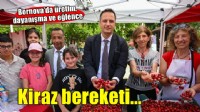Bornova’da kiraz bereketi coşkuya dönüştü