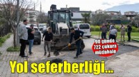 Bornova’da yol seferberliği