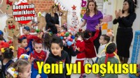 Bornovalı miniklerin yeni yıl coşkusu
