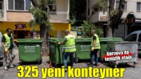 Bornova’ya 325 yeni çöp konteyneri