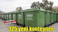 Bornova’ya 325 yeni çöp konteyneri