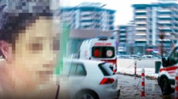 Boşanmak isteyen eşini bantla bağlayıp başından aşağı kezzap döktü