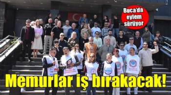 Buca Belediyesi'nde memurlar eylemde... 'Haber gelmezse yarın iş bırakacağız'
