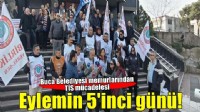 Buca Belediyesi'ndeki memur eylemi 5'inci günde