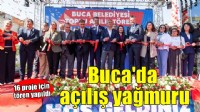 Buca'da açılış yağmuru... Özel'den gençlere dikkat çeken mesajlar!