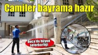 Buca’da ibadethaneler bayrama hazırlandı