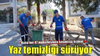Buca’da yaz temizliği hız kesmeden sürüyor