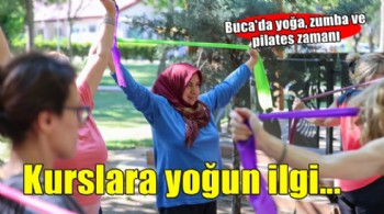 Bucalı kadınlardan spor kurslarına yoğun ilgi
