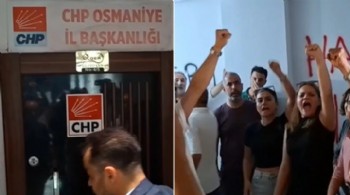 Butlan yönetiminin atadıkları CHP Osmaniye İl Başkanlığı’na çilingirle girdi