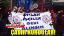 Büyükşehir'de 'TİS' krizi sürüyor... Belediye İş’ten çadırlı eylem