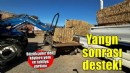 Büyükşehir'den yangın bölgesine yem desteği