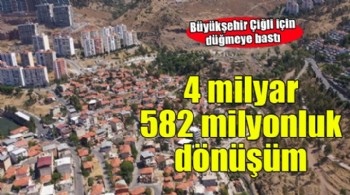 Büyükşehir düğmeye bastı... Çiğli'de 4 milyar 582 milyonluk kentsel dönüşüm!