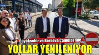 Büyükşehir ile Bornova el ele verdi: Çamdibi’nin yolları yenileniyor