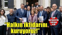 CHP Bornova'da sahaya indi: Halkın iktidarını kuruyoruz!