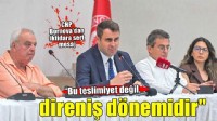 CHP Bornova’dan iktidara sert mesaj: Bu teslimiyet değil, direniş dönemidir