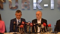 CHP Genel Başkanı Özgür Özel, Türk-İş Genel Başkanı Ergün Atalay'ı ziyaret etti