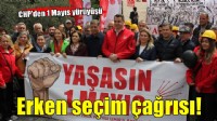 CHP İzmir İl Örgütü'nden 1 Mayıs yürüyüşü..