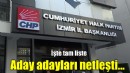 CHP İzmir'de aday adayları netleşti... İşte tam liste!