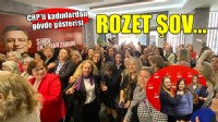 CHP İzmir'de kadınlar rozet taktı... Törene büyük ilgi!